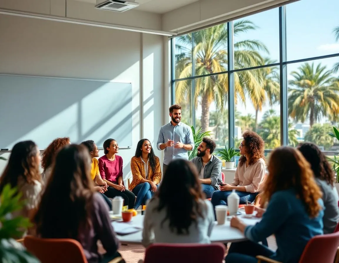 International students at Vida Maxima Academy